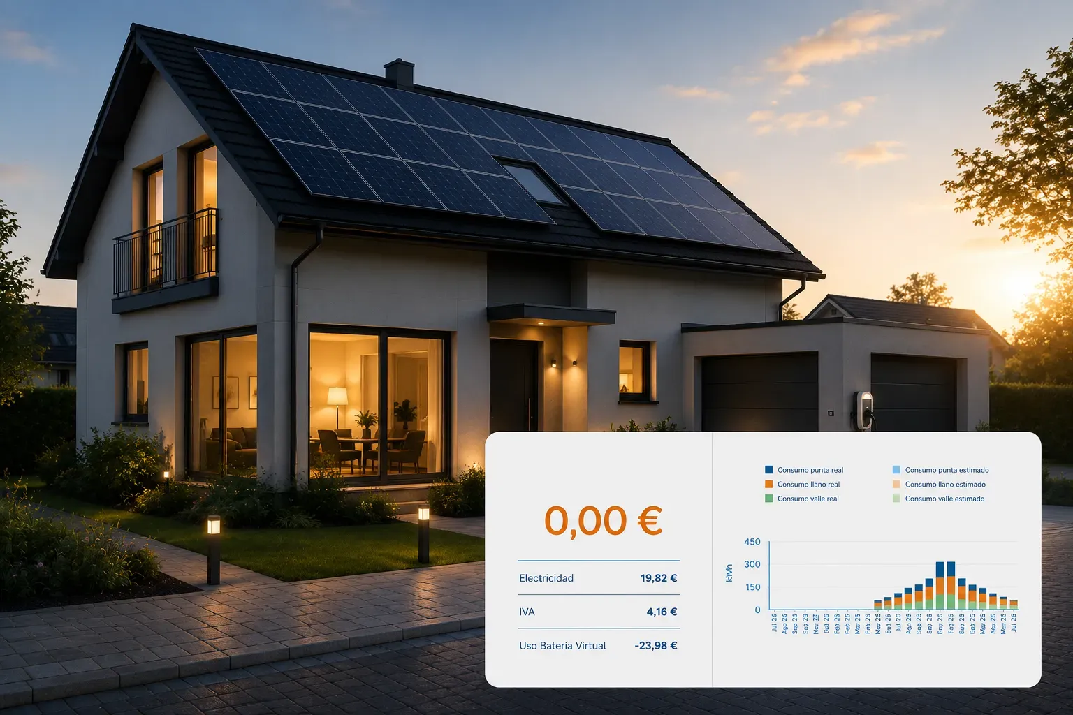 ¿Es posible conseguir una factura cero con placas solares en 2026?