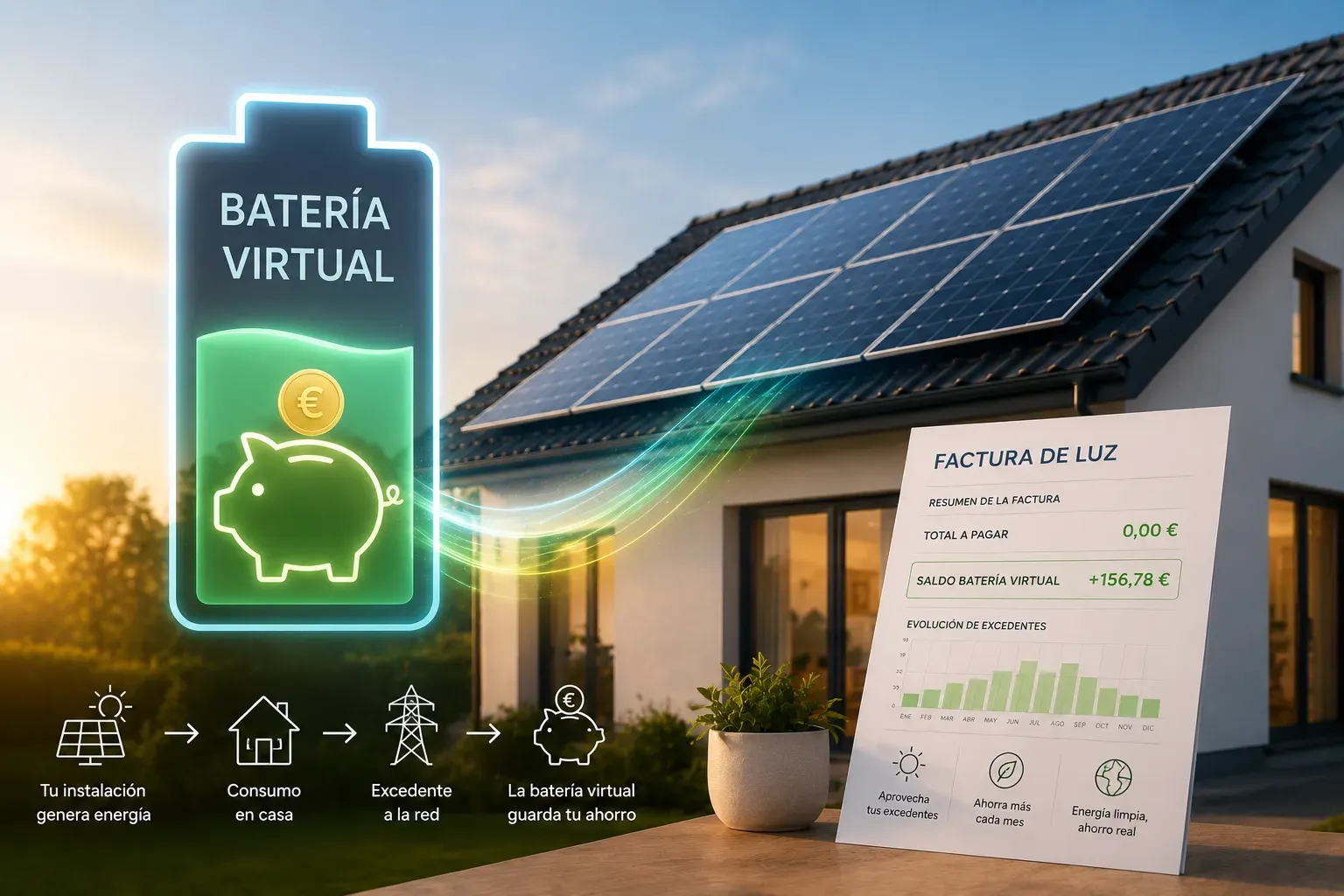 ¿Qué es la batería virtual y cómo puede reducir tu factura de la luz?