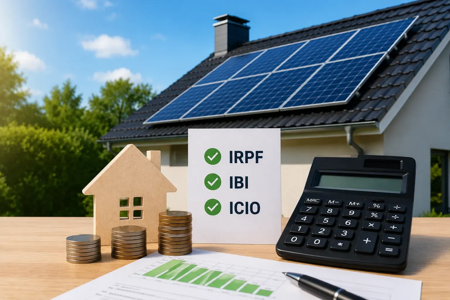 ¿Qué deducciones fiscales existen por instalar una instalación fotovoltaica? (IRPF, IBI e ICIO)